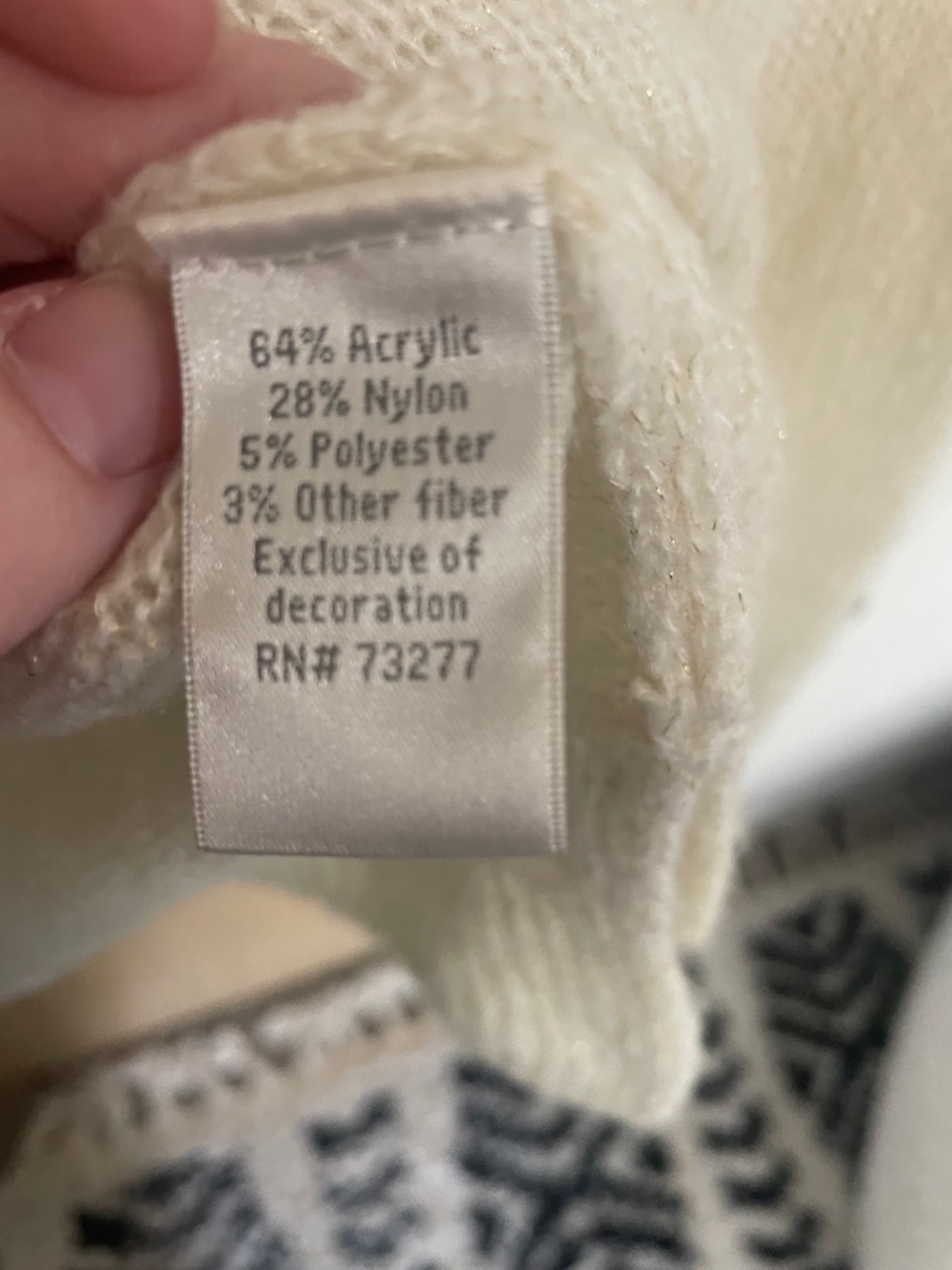 Lauren Conrad x Disney Cream Embroidered Apple Crewneck Sweater XL - Picture 10 of 11